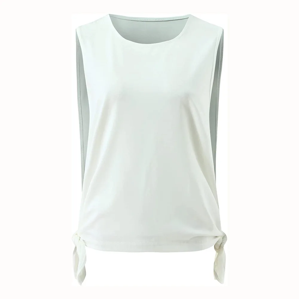 Sports Tank Women Loose Thin See-through Yoga Shirt