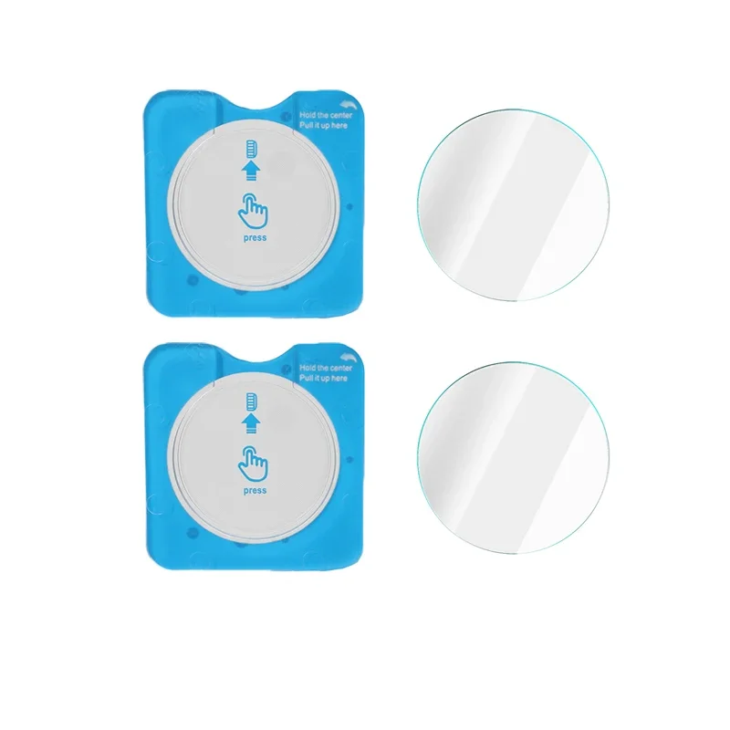 Tempered Glass Screen Protector with Auto Alignment Kit for Smartwatches (1-4 Pack)