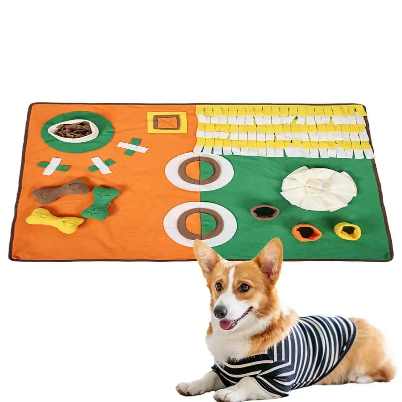 

Игрушечный коврик для собак, игрушечный коврик для медленного питания, безопасные и здоровые интерактивные тренировочные игрушки для собак среднего и маленького размера