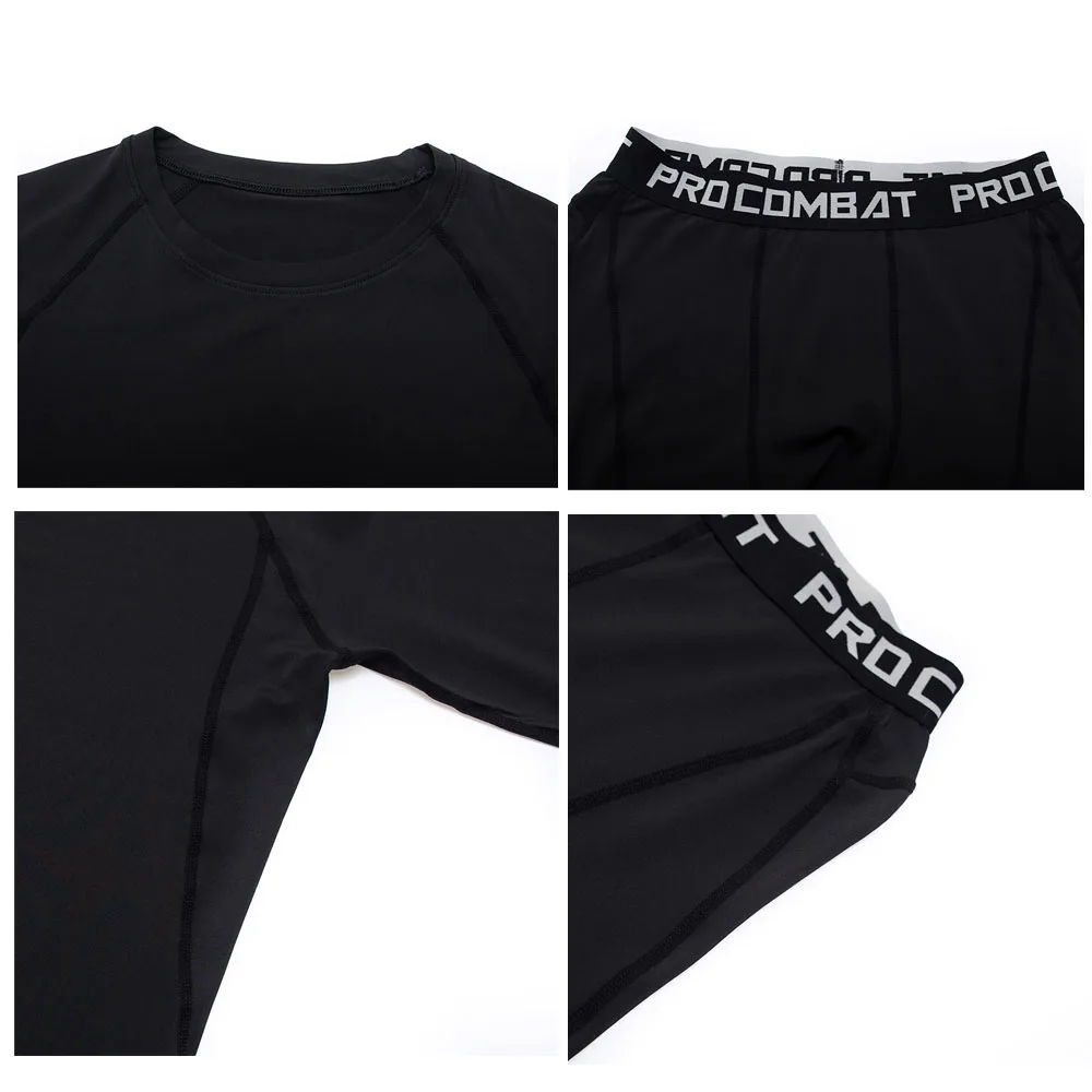 Men's Thermal Underwear Sets Compression Sport Suit Sweat Quick Drying Thermo Underwear Men Clothing Long Johns Sets thermal underwear sets