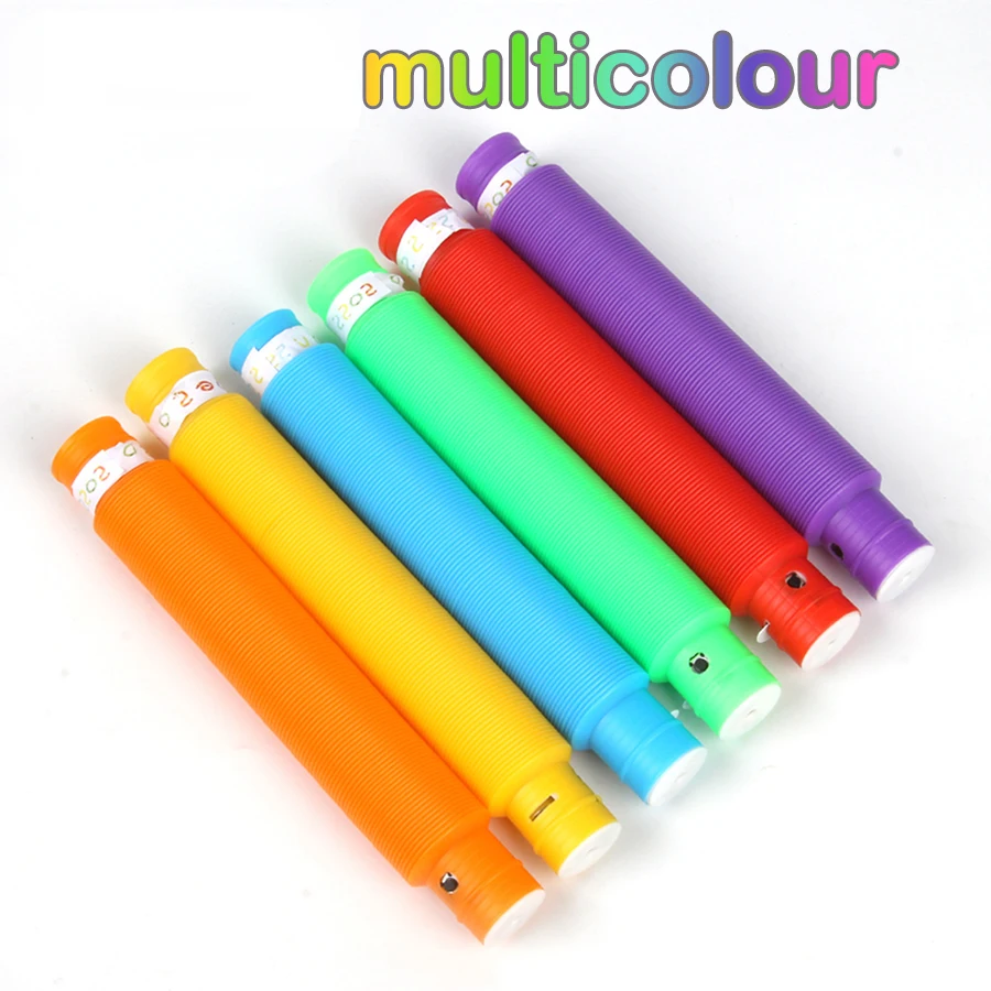 Mini tubes de pop jouets sensoriels lumineux tube pop lumineux multicolore  tuyau extensible éducatif pour enfants outils sens[A78] - Cdiscount  Bricolage