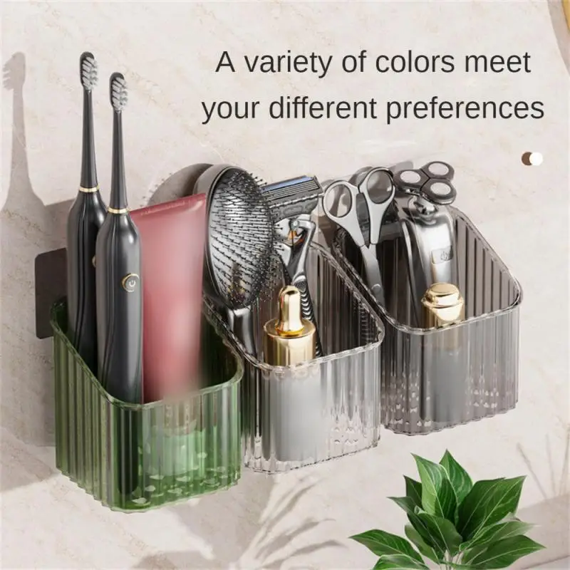 Punch-free Bathroom Shelf Shelves Wall Mounted Shampoo Storage Rack Storage Box For Kitchen Holder Bath Organizer Accessorie 3
