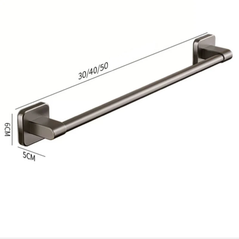 Towel Holder Bathroom Towel Holder Without Drilling Self-Adhesive Rack Rail