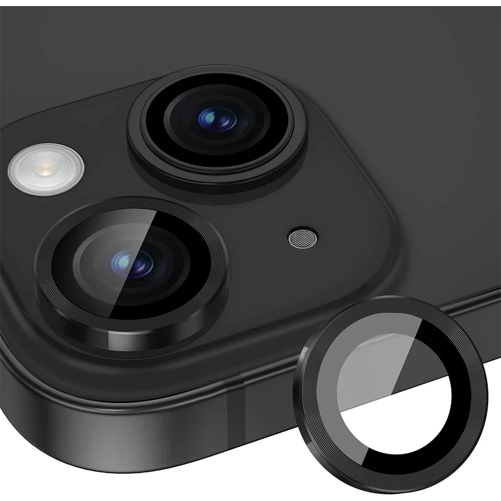 Premium Tempered Glass Camera Lens Protector Cover - Phone Accessories