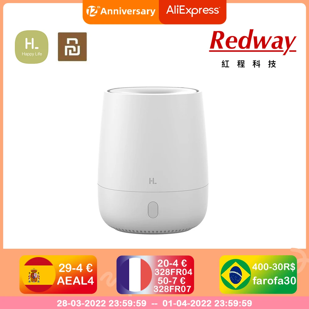 XIAOMI Youpin HL Aromatherapy Diffuser Humidifier Air Dampener Aroma Machine Essential Oil Ultrasonic Mist Maker LED Night Light