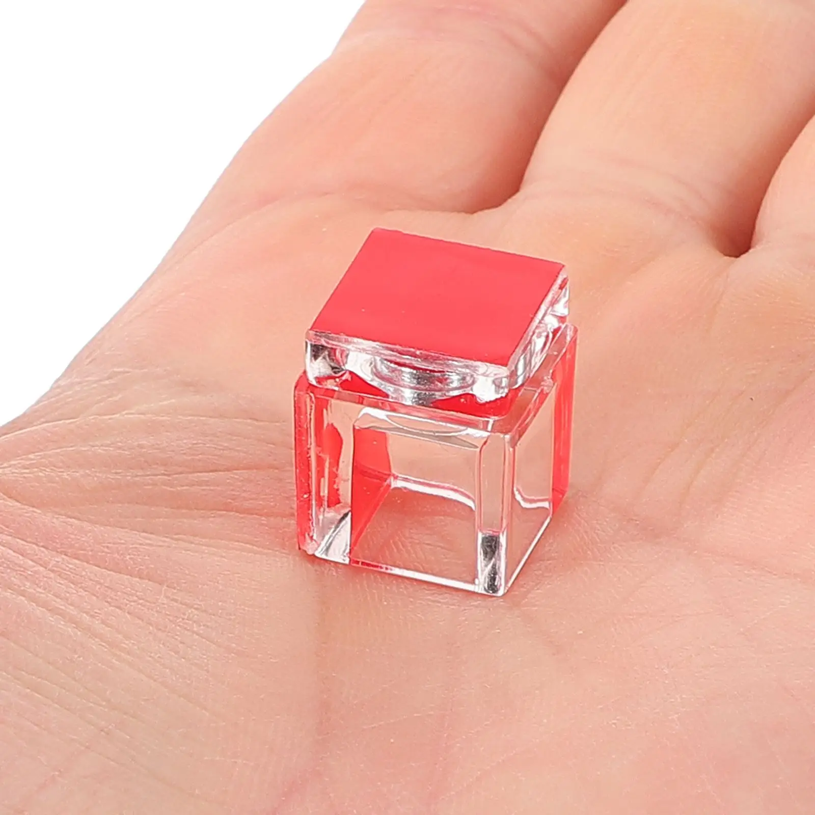 1 Set Acrylic Transparent Magnetic Magnet Cabinet Latch Closure for Glass Cupboard Display Self-Adhesive Latch Magnetic Catch