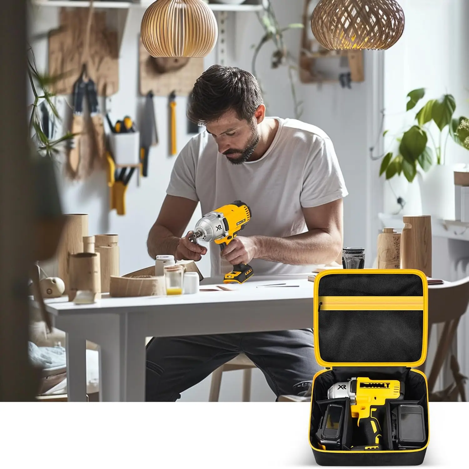 (케이스만 해당) DEWALT 20V MAX XR DCF900P1 DCF900B DCF891B DCF961B DCF899B 무선 임팩트와 호환되는 임팩트 드라이버 가방 케이스