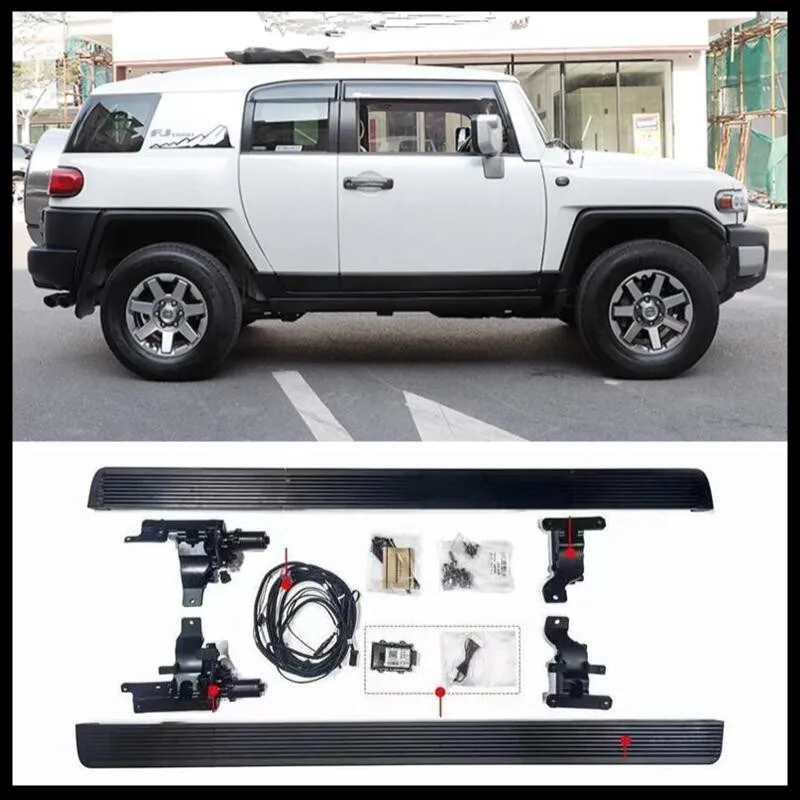 

For TOYOTA FJ CRUISER 2005-2024 Electric Side Step Motor Power Switch Automatic Running Board High Quality Aluminum Pedals