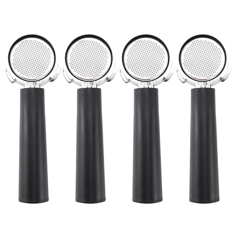 

4X 51Mm Stainless Steel Bottomless Coffee Portafilter For Professional Coffee Maker Accessory