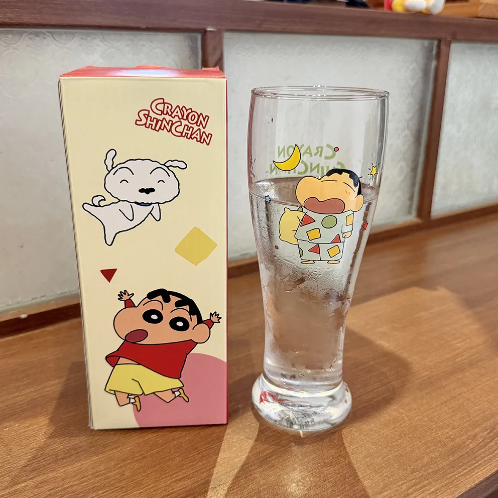 Large Capaci Beer Glass Cup Cartoon Design Couples Water Cup Home Use Fruit Juice Cup High Aesthetic Value Eco-Friendly