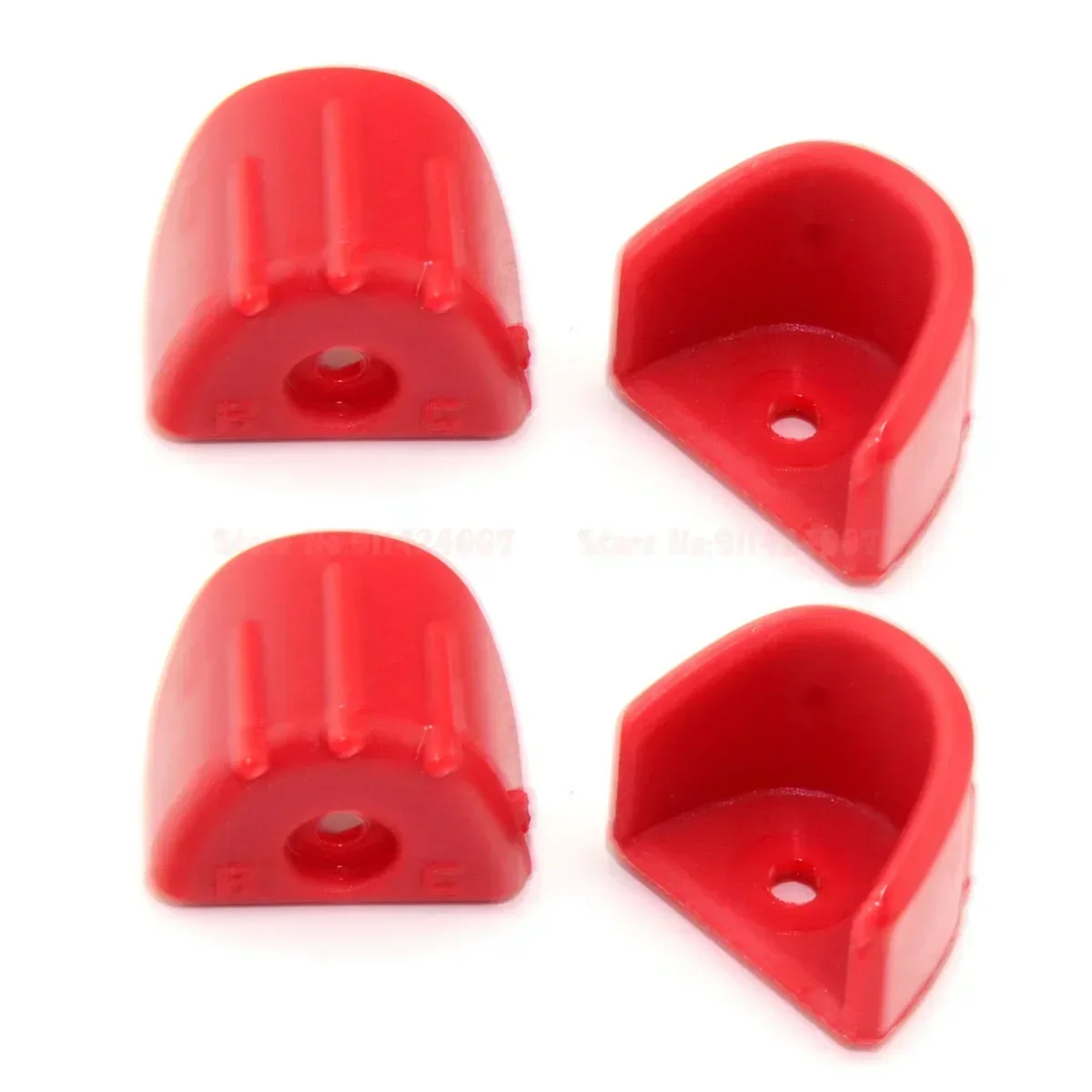 Quatre amortisseurs RC 1/8 alignés, kit complet avec cadre pour protection et absorption des chocs