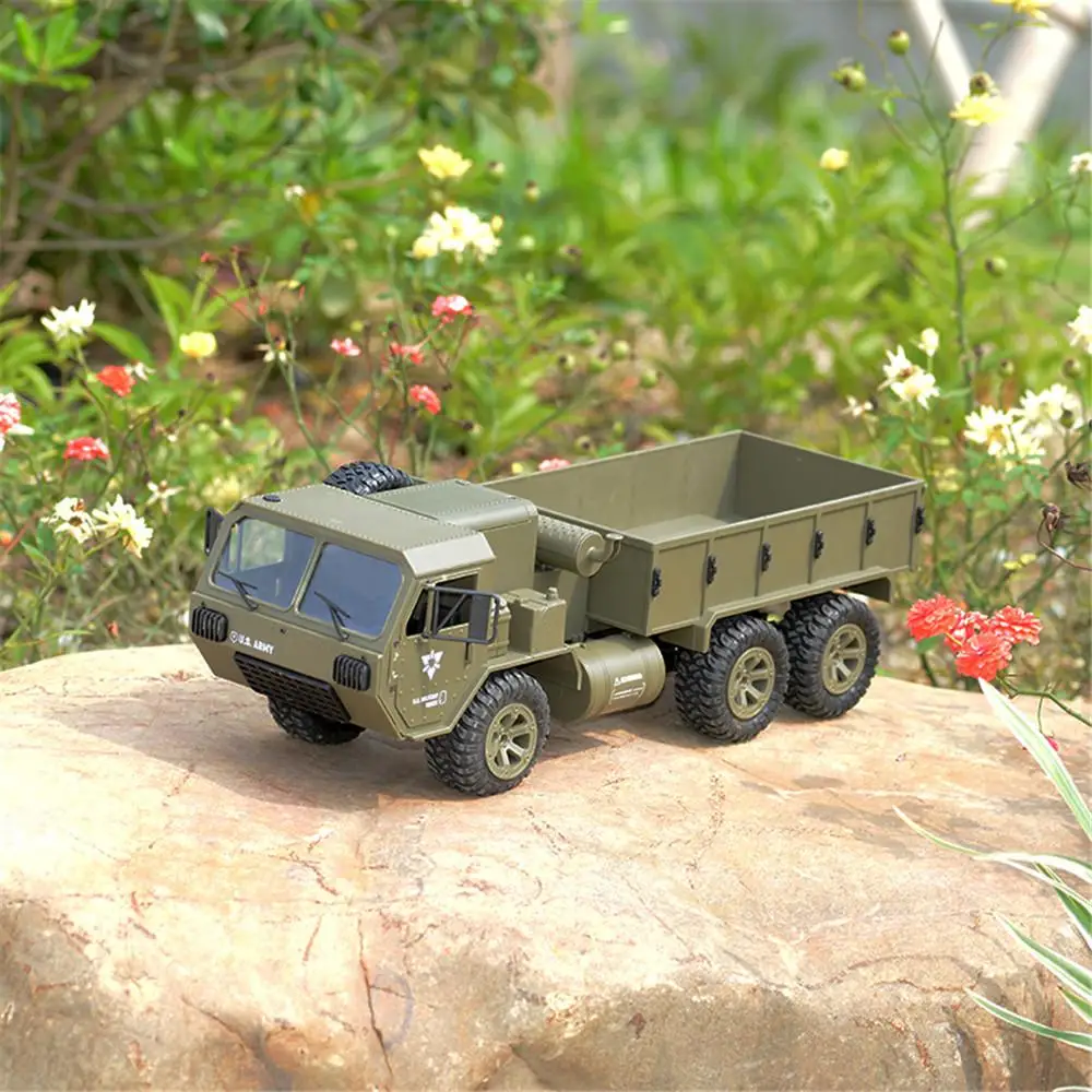 Truck 6 Wheel Drive 2.4G APP Radio Control 720P HD Camera Military Loadable Army Truck Climbing Card Hobby RC rc cars rc trucks