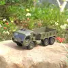 Hot Sale 6 Wheel Drive 2.4G APP Radio Control 720P HD Camera Military Loadable Army Truck Climbing  Card Hobby RC Car Toy Gift 6