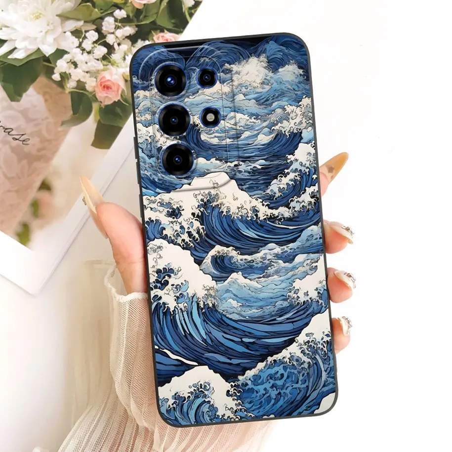 Luxury Space Volcano Painted Soft Silicone Candy Color Protection Case