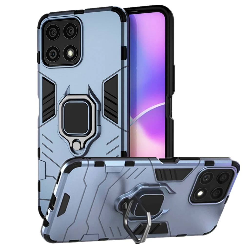 

Honor X8 4 in 1 Case on the For Honor X8 Case Ring Stand Back Coque For Huawei Honor X8 2022 6.7" For HonorX8 funda TFY-LX1 LX2