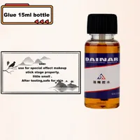 15ml Special Effect Glue Makeup Face Painting Wound Makeup Halloween Stick Fake Mustache Fake Hair Skin Wax Fake Scar Tool Glue 1