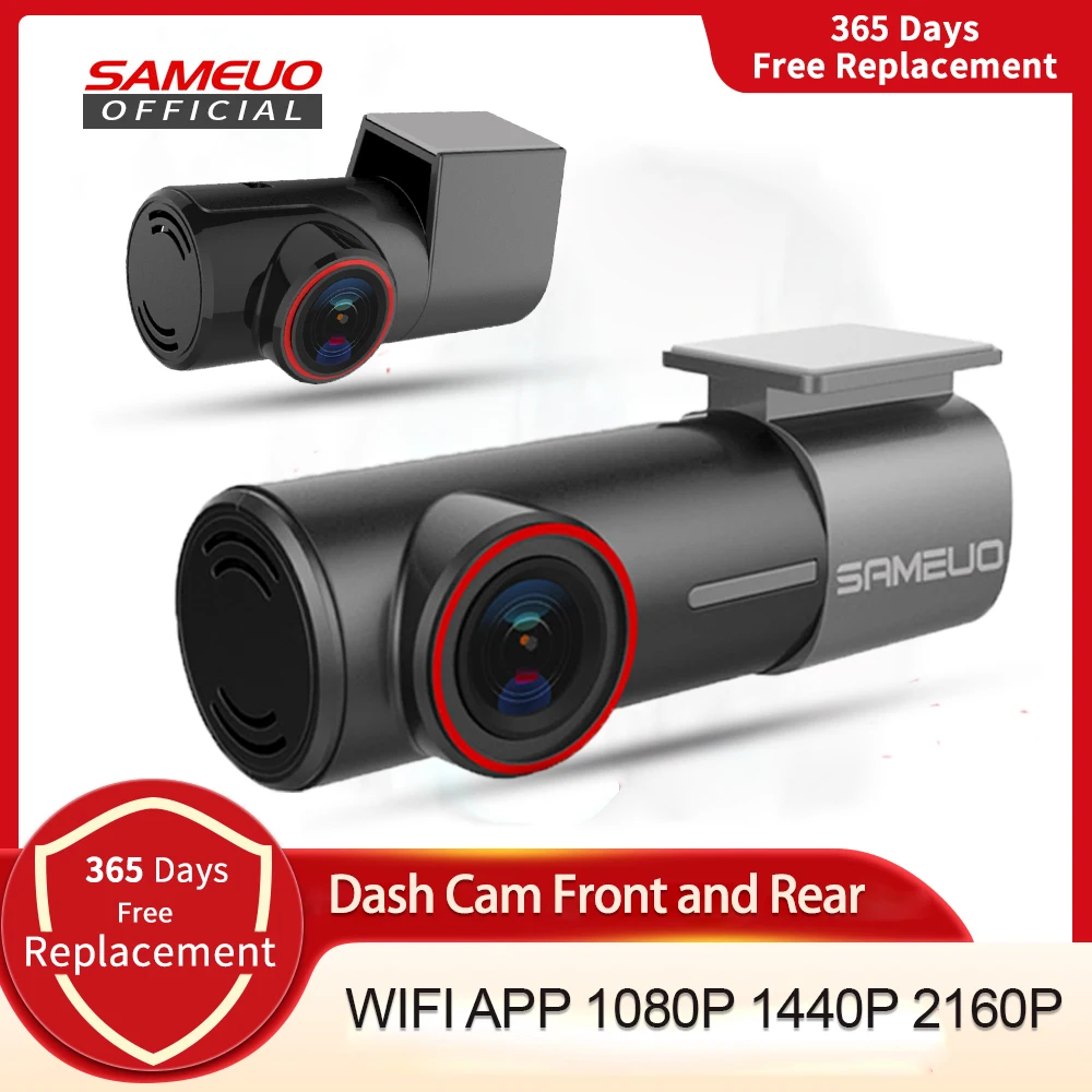Dash cam front and Rear 1944P Car DVR camera dash auto video Recorder
