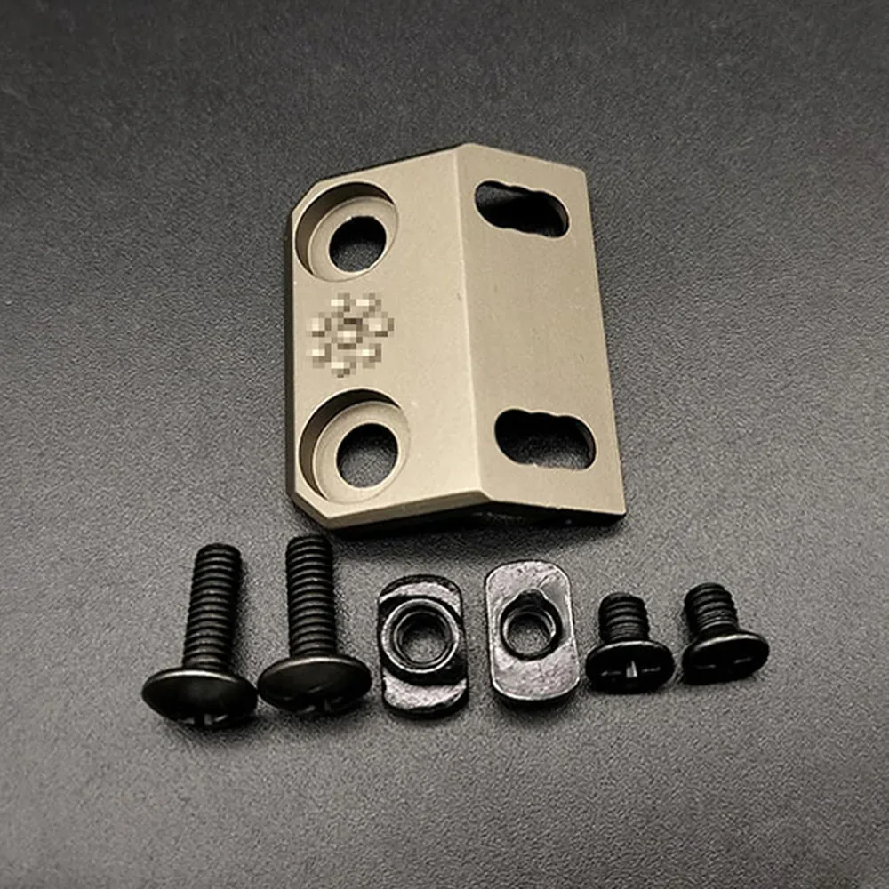 Tactical M300/M600 Flashlight LED Light Side Replacement Mounting Base Hunting MLOK Guide Rail Metal Base Mlok Flashlight Base 4