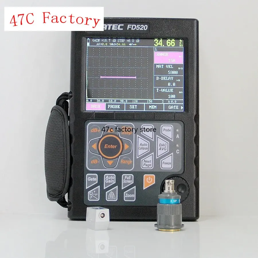 

For Weld Flaw Detection Ndt Testing Ultrasonic Equipment FD520 New Digital Portable Ultrasonic Flaw Detector