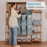 Moving Bags, Heavy Duty, Moving Boxes Alternative, Packing Storage Supplies for Dorm Room Essentials with Zipper for Clothes 1