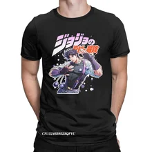 Camisetas de JoJo Bizarre Adventure para hombre, camisa de Manga de Anime japonés, Camiseta de algodón Premium, camisetas de Manga, ropa estampada