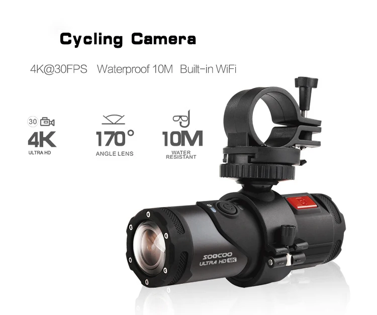 

4K 30FPS Anti shake Helmet Cameras Motorcycle Bike Action Camera Outdoor Waterproof Sport DV WiFi Video Recorder Bicycle Car DVR