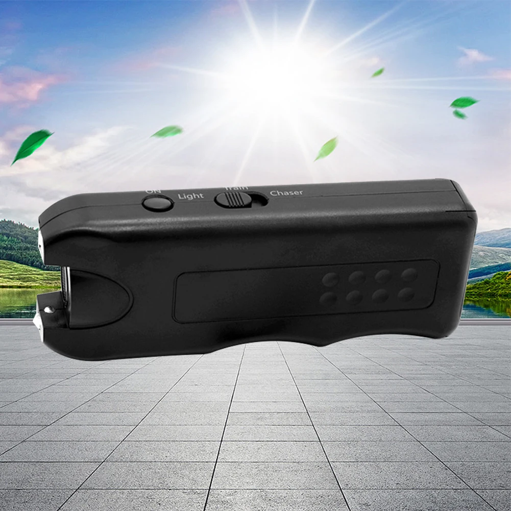 Ultrasonic Anti Barking Device Portable Dog Barking Trainer Handheld Automatic Bark Stopper with LED Light Dog Training Supplies