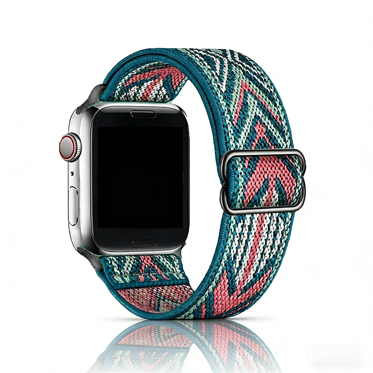 Adjustable Stretchy Nylon Sport Strap for Smartwatches - Unisex Design