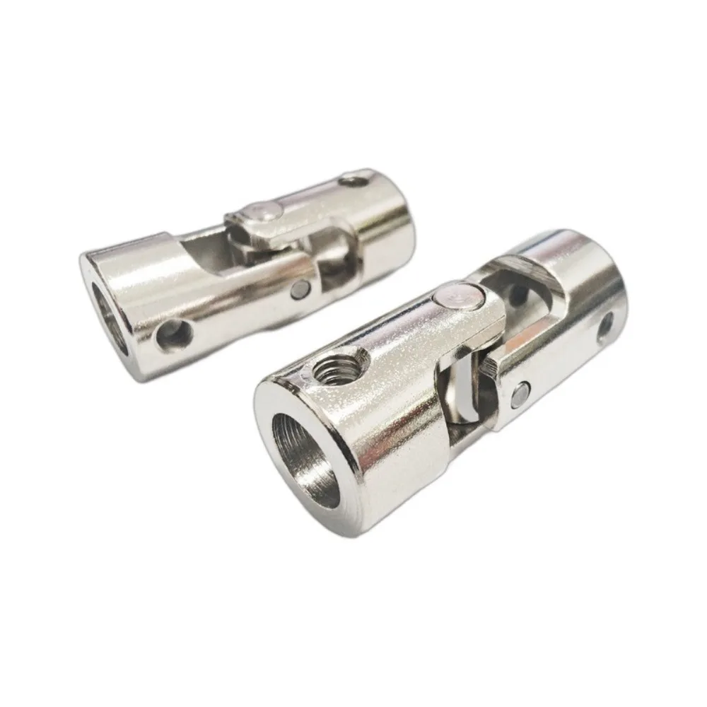 New Metal Cardan Joint Silver 2.3/3/4/5/6/8/10/12mm Motor Connector Universal Multiple Size Shaft Coupler for RC Car Boat