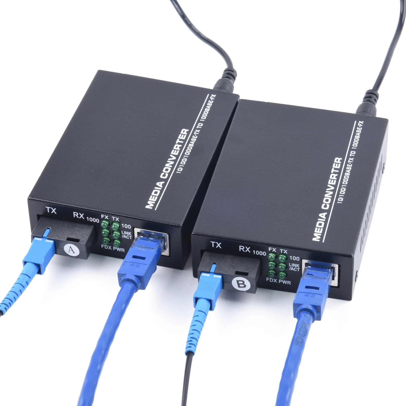Fiber Optical Media Converter 10/100/1000Mbps