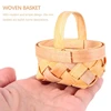 AFBC 72Pcs Wood Chip Mini Baskets Manual Woven Baskets Ornaments Candy Storage Box 5