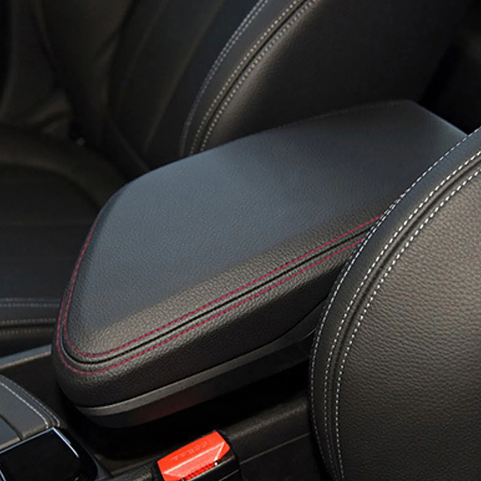 Für BMW X1 F48 2016-2019 Mikrofaser-Leder-Auto-Armlehnenabdeckung | OEM Fit Anti-Riss-Wärmedämmung Auto-Innenschutz – Detail 3