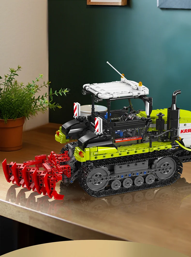 Mould King 17093 Technisches Auto-Spielzeug Der RC Crawler Traktor Baustein-Set Technik-LKW-Modell Bausteine Kinder Weihnachtsgeschenk – Detail 7