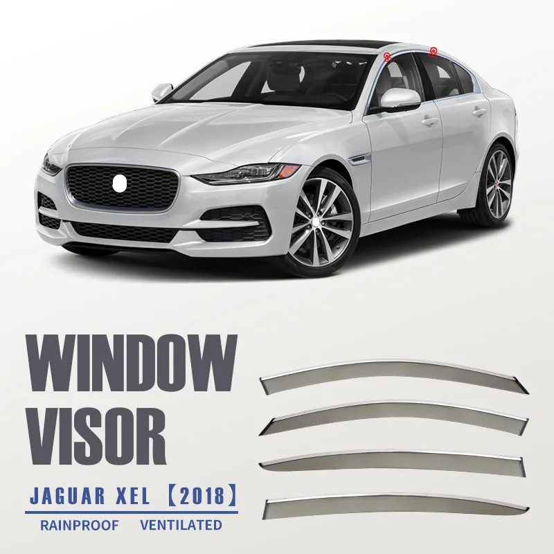 

Козырёк для окон JAGUAR XEL, защитный экран для погоды, боковой экран, экран для лобового стекла автомобиля, аксессуары для автомобиля