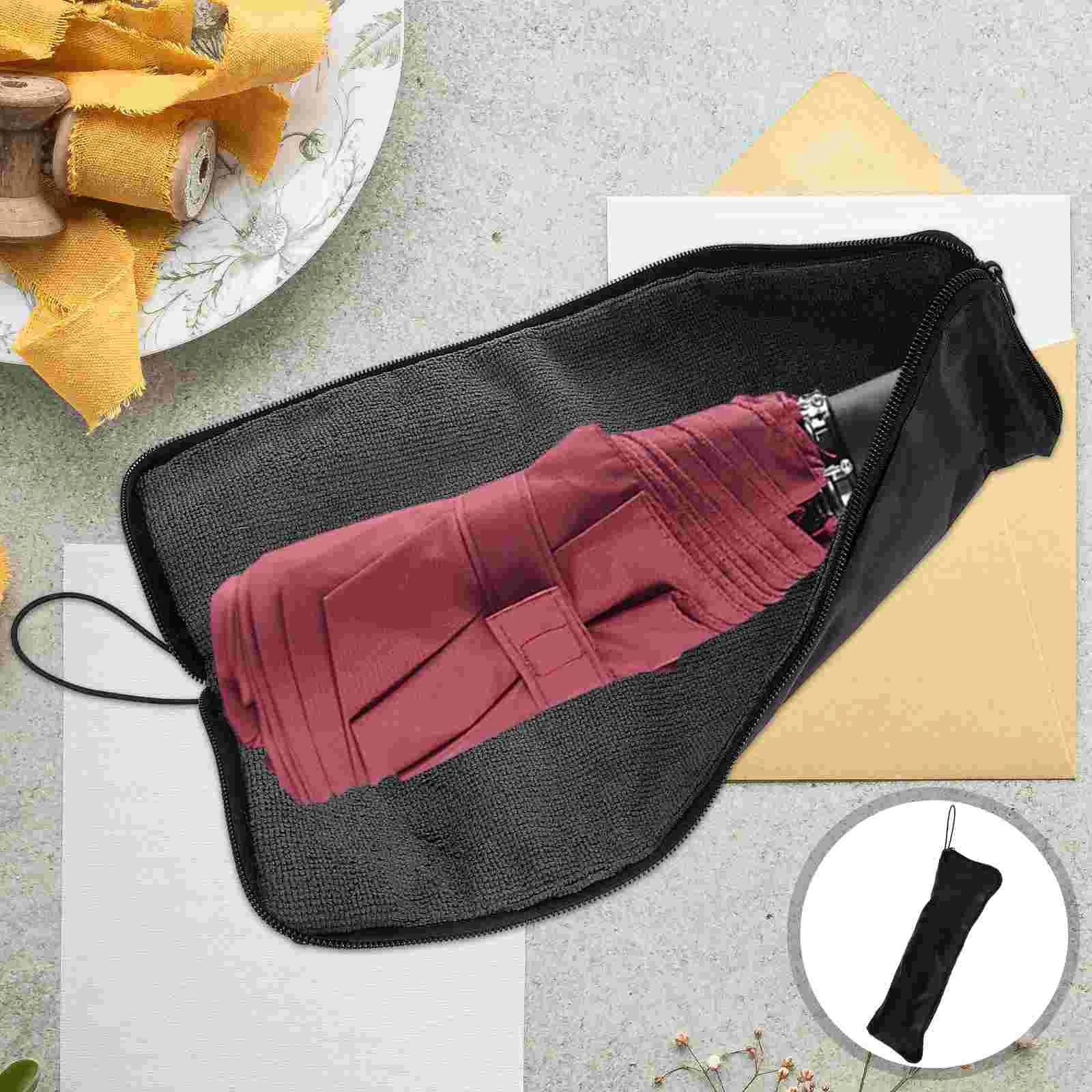 

Storage Tote Wet Umbrellas Bags Practical Umbrella Bag Folding Umbrella Case Cover Hanging Pouch For Work Travel Tote Bag Beach