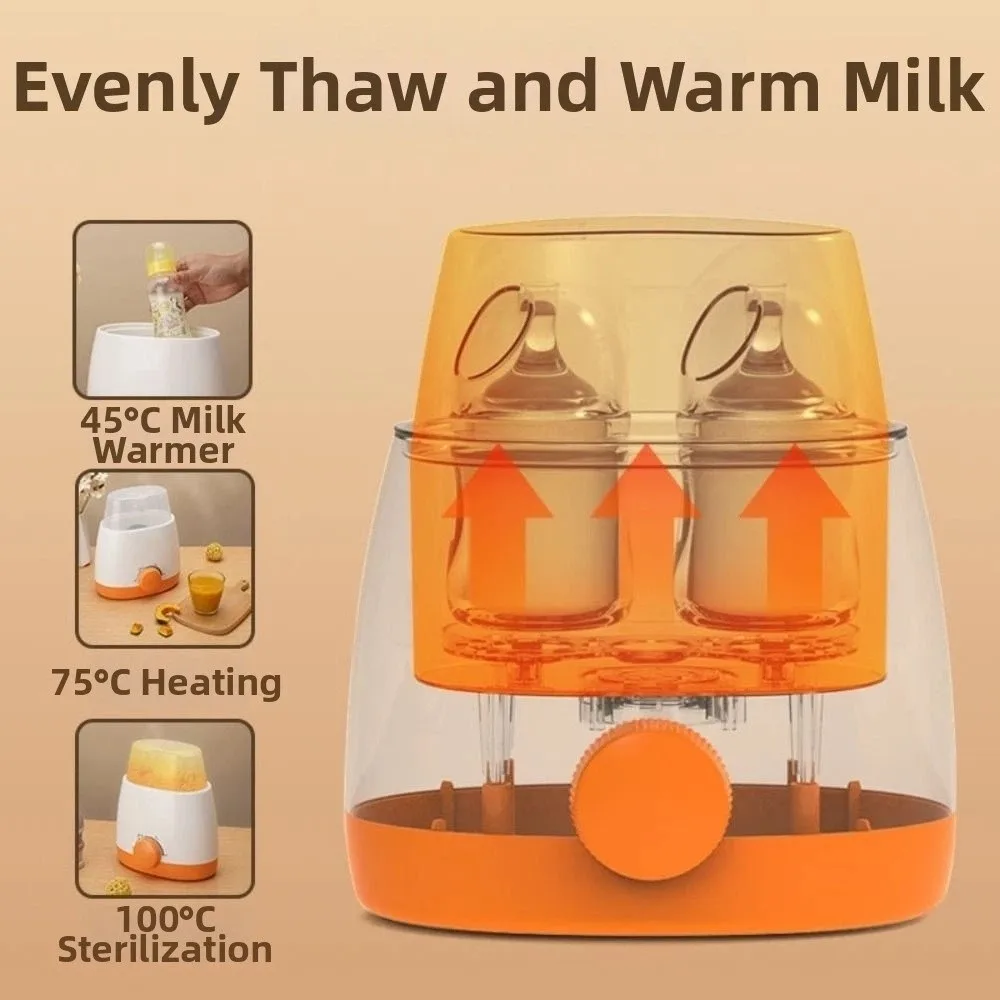 EU Plug Baby Bottle Warmer Temperature Adjustment Safe Milk Heater Thermal Universal Baby Bottle Heater Feeding Accessories