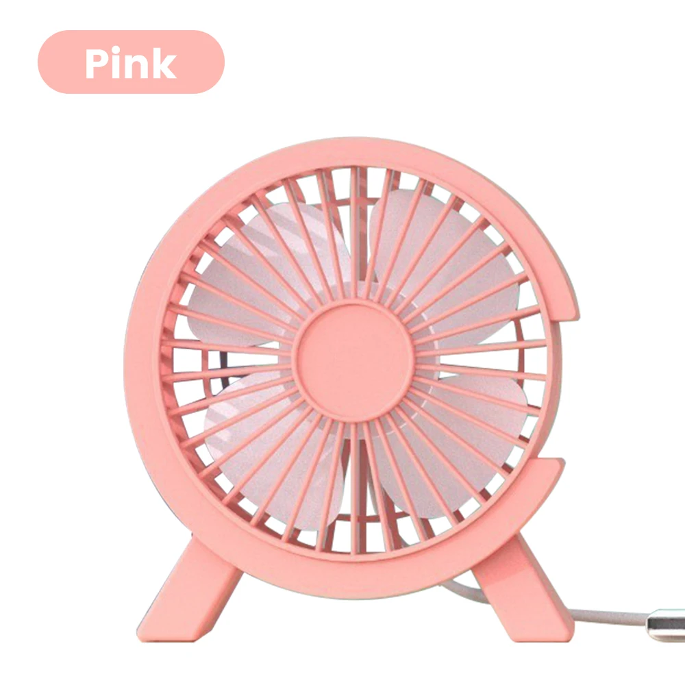 Compact Energy-Saving Silent Desktop Fan - Portable and Efficient