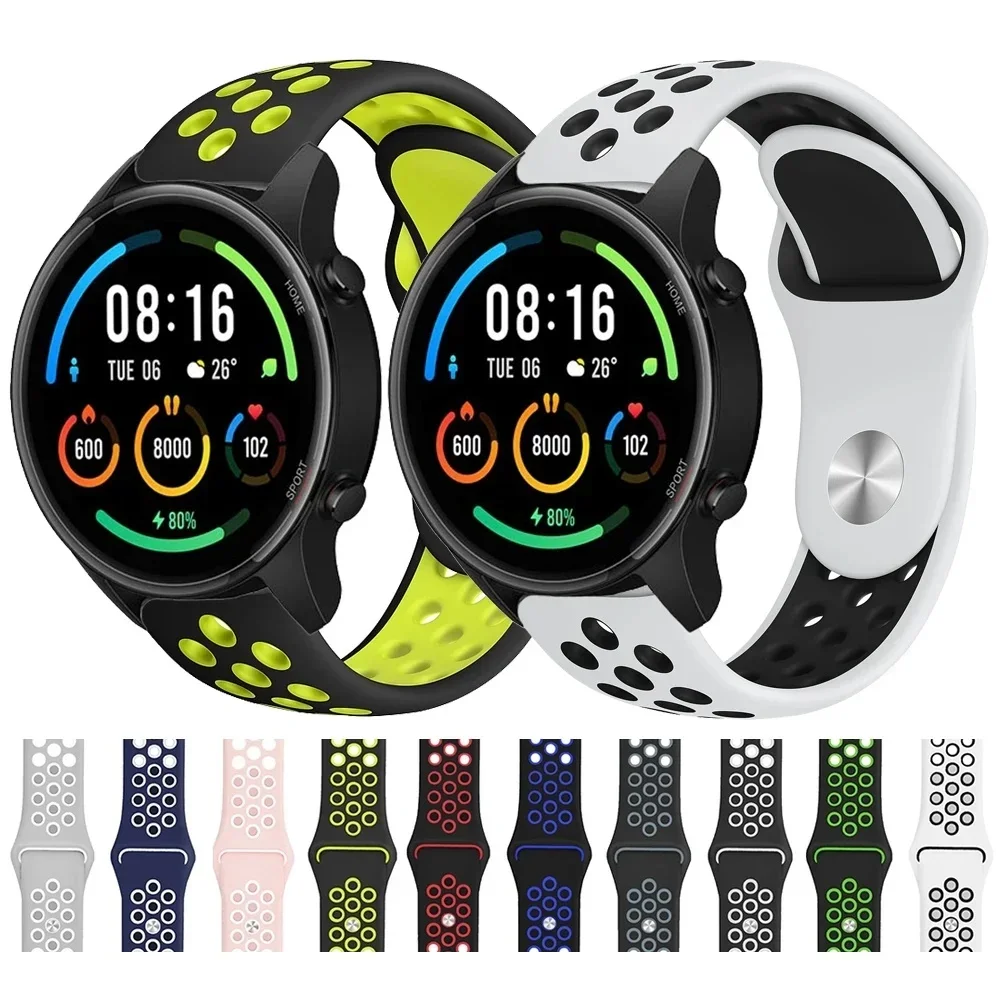 Stylish 22mm Silicone Watch Strap - Versatile Design