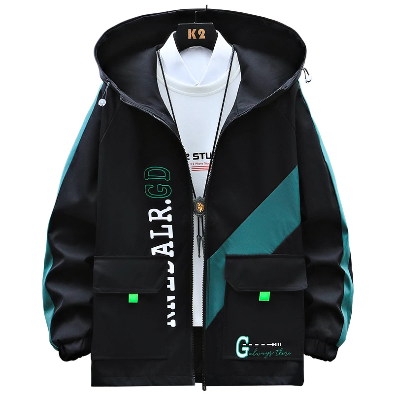 Men's Hooded Jacket 2024 New style Spring and Autumn Men's