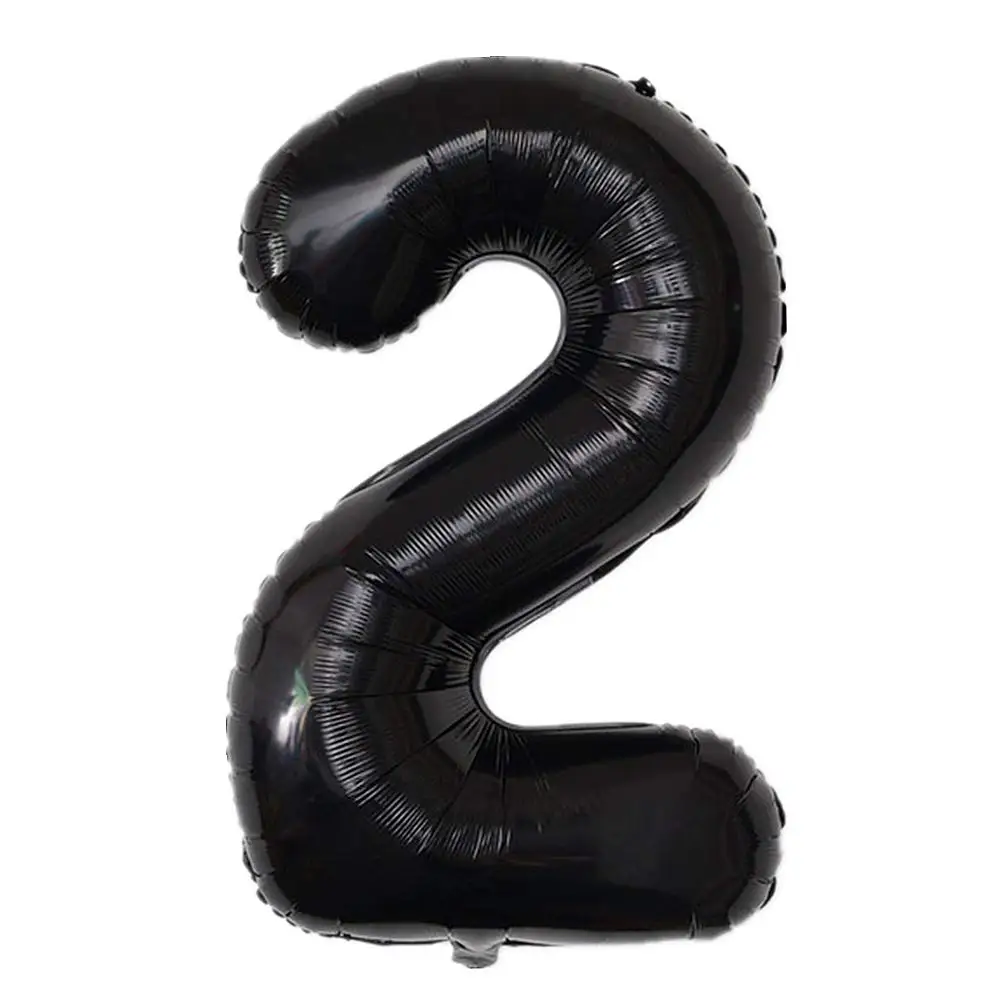Rainbow Gradient Number Foil Balloon for Celebrations – 32-Inch
