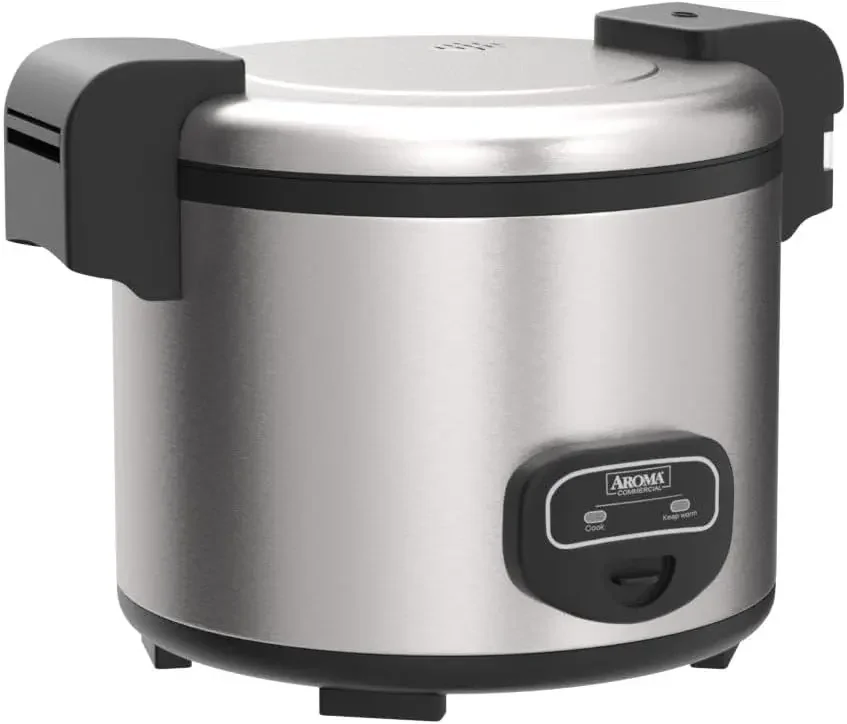 NEW 60-Cup (Cooked) (30-Cup UNCOOKED) Commercial Rice Cooker, Stainless Steel Exterior (ARC-1130S), Silver 3