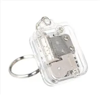Kids Music Box Movement Keychain Handy Crank Musical Birthday Gifts Toy Musical Instrument Toy Musical Melody Gifts caja 2