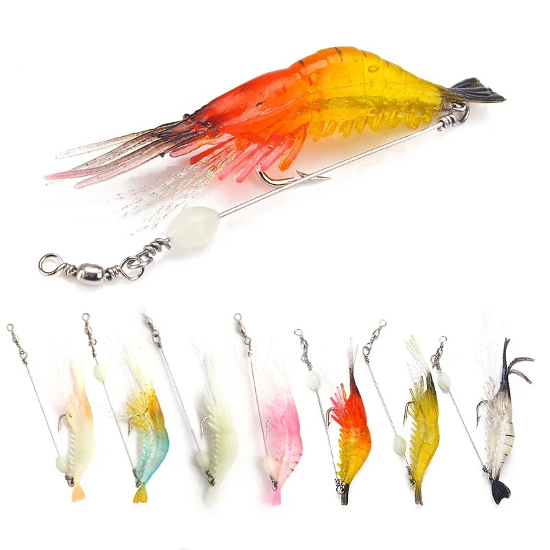 

new Launched Fishing Lure - Glow-in-the-Dark Shrimp with Hook and Imitation Shrimp - China Bestseller