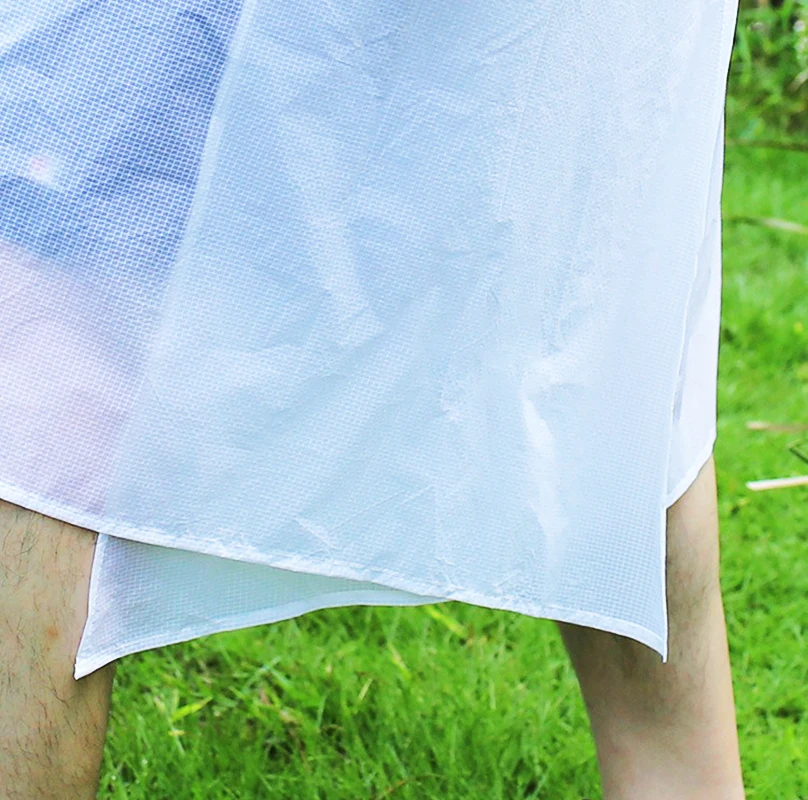 Outdoor Ultralight Thin Rain Skirt Waterproof Kilt Rain Pant Packable Windbreak Kilt Skirt Outdoor Sports Half Poncho