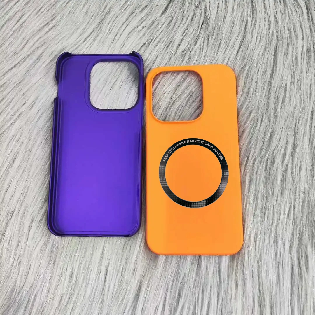 Slim Colorful Frosted Matte Magsafe-Compatible Rubber Case – Hard PC Cover