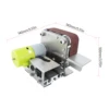 Mini Belt Sander Electric Sanding Polishing Grinding Machine 7 Variable Speed with 10 Sanding Belts for Polishing Wood Acrylic 3