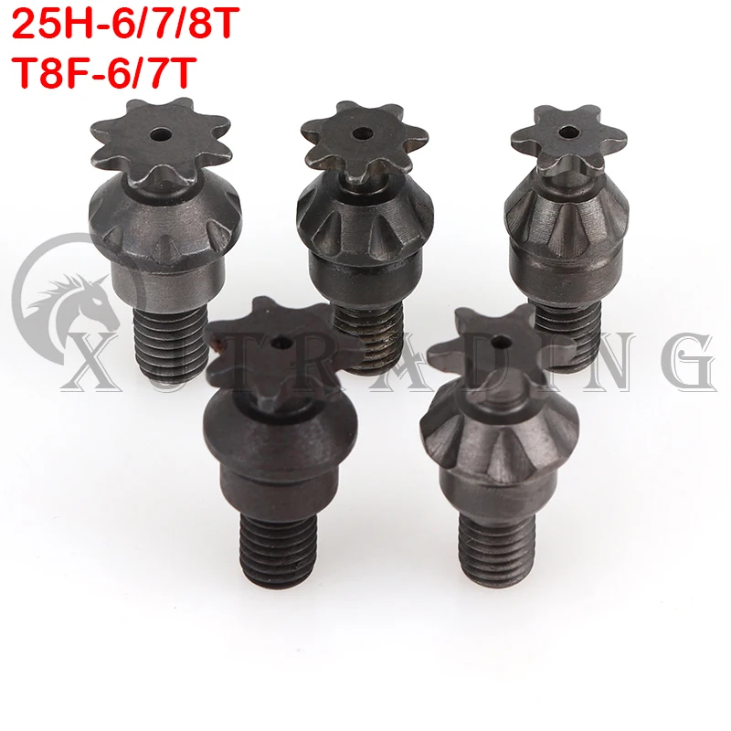

25H 6T 7T 8T Tooth/T8F 6T 7T Clutch Drum Gear Box Front Chain Sprocket For 47cc 49cc 2 Stroke Engine Pocket Bike Mini Moto Parts