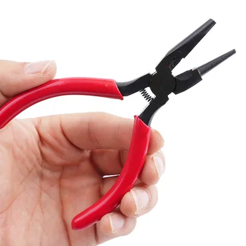 Craft and Jewelry Making Must Have Tool, Round Concave Pliers, Suitable for Beginners and Experienced Designers Red, Silver 1