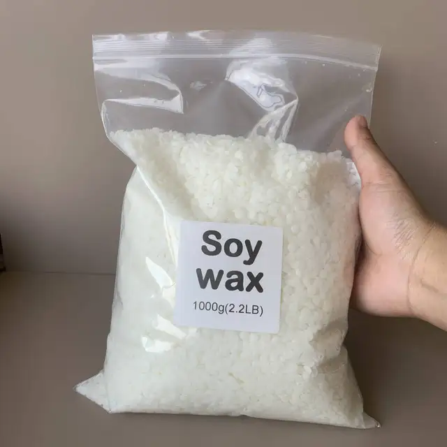 50g-1000g 100% natural Soy Wax Paraffin Material Pre-Soy Wax-Core natural soy wax blocks for homemade candles high quality