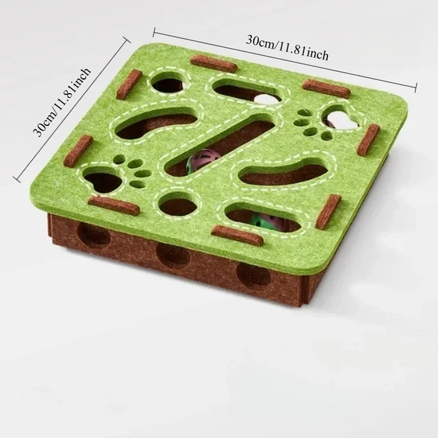 "Interactive Cats Puzzle Toys - Mental Stimulation Maze Box&Sensory Games for Indoor Kittens | Fun Brain Teaser for Smarts Cats" 6